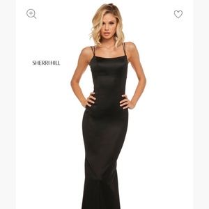 Sherri Hill #52613 Black Dress